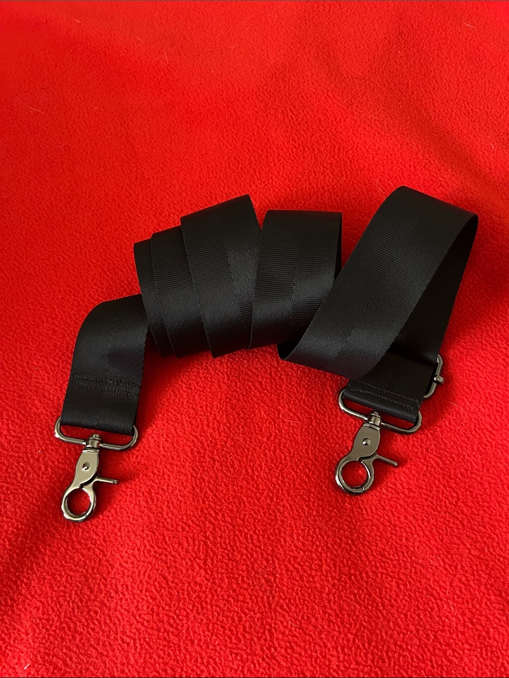 Adjustable Black Cross body Bag Replacement